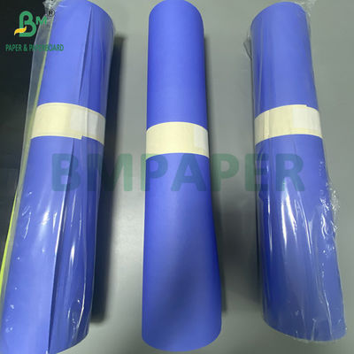 80gm Dijital Çizelge Kağıt Rulolar Geniş Biçimli Mor Mavi 35 &quot;X 300ft