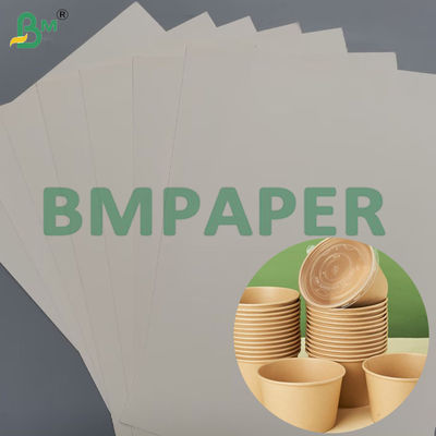 190g Kavanoz Kağıdı 100 % Virgin Wood Pulp Custom Coated For Paper Bowl