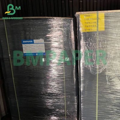 400 gramlık hediye kutuları yapmak için siyah karton kaplama sayfası 70*100CM
