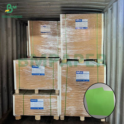 80gm Papağan Yeşil Ahşapsız Kağıt 25.5 &quot;X 38.5&quot; Renkli Kağıt Yaprakları