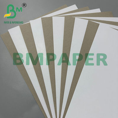 2 mm kaplı beyaz karton ile gri arka dubleks karton kağıdı 70 * 100cm