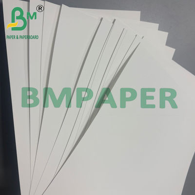 250gm Su geçirmez Kağıt Baskı Beyaz PP Sentetik Kart 80 * 110cm