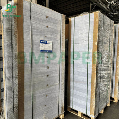 F Flüt kartonu 1mm - 1.2mm Kozmetik Kutusu İçinde 800*1200 için Beyaz Kremalı Dalgalanmış Karton