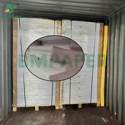 F Flüt kartonu 1mm - 1.2mm Kozmetik Kutusu İçinde 800*1200 için Beyaz Kremalı Dalgalanmış Karton