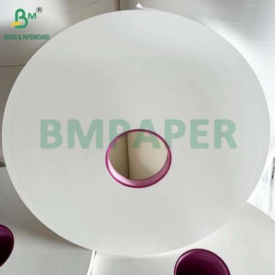 34mm x 6000m Beyaz MG Kağıt Rulo 25g 26g Plastik pipelerin sarılması için