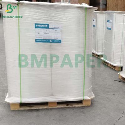 34mm x 6000m Beyaz MG Kağıt Rulo 25g 26g Plastik pipelerin sarılması için
