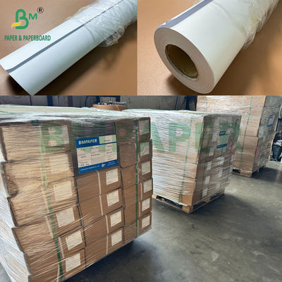 80gm Beyaz Grafik Kağıt Rulo 1220mm Geniş X 150m Uzun 3&quot; Çekirdek OEM Karton Ambalajı