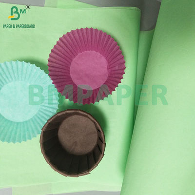 40gm Gıda Derecesi Pastırma Cupcake Liners Muffin Liner Kokusuz Kağıt