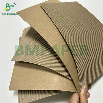 110gm + 110gm 2 katmanlı Mikro Dalgalanmış Karton Kağıt Kağıt Kap Kaplık için Kağıt Kağıt 600mm X 2000m
