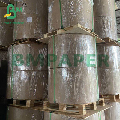 120 gram C1S Kaplı Sanat Kağıdı Parlak Etiket Karton Rulo 70 * 100cm