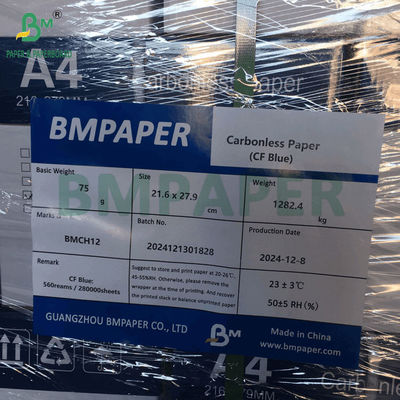 Yüksek kaliteli 20 Pound 21 Pound boş CB CFB CF Pre Perfed Karbonsuz Kağıt