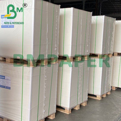 180g Beyaz Kaplamamış Ahşapsız Kağıt Yumuşak Yüzeyli Krem Karton 70 * 100cm