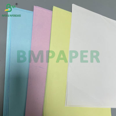 Beyaz CB Sarı CF 75grs 78grs Boş Karbonsuz NCR Kağıdı 8.5 &quot;X 14&quot; Siyah Resim
