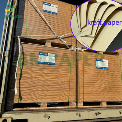 36&quot; x 1200ft 120 gram 150 gram Kurye çantaları için beyazlatılmamış kraft kağıdı