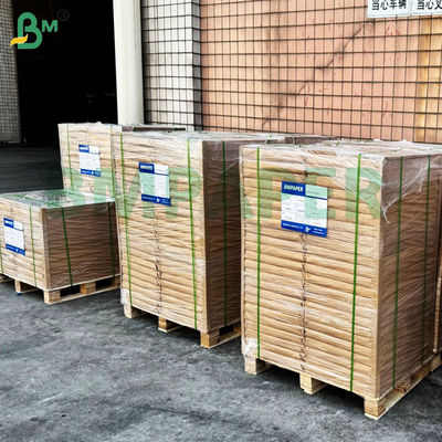 270g 300g Gıda sınıfı Kahverengi Kraft Cup Stock Kağıt Kağıt tepsisi için