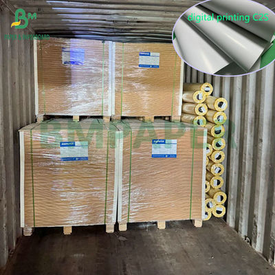 A3 A4 Boyut 128 gram 150 gram kaplamalı parlak menü için dijital baskı kağıdı