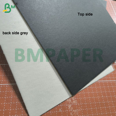 Siyah Kağıt Laminasyonlu Gri Karton Paket için bir tarafta 2 mm kalınlığında