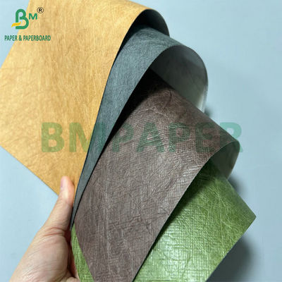 147cm Bobin Genişi 0.55mm Kadın Çantaları İçin Çözebilir PU Tyvek Kağıdı