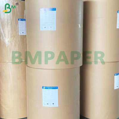 100% Ahşap Pulp Yüksek Sertlik Kraft Kağıt Ruloları Paketleme ve Koruma İçin