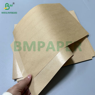 60 gram 30 inç Genişlik 1 Yan MG Paket için Saf Kahverengi Kuyruklu Kraft Kağıdı