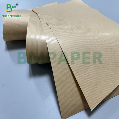 60 gram 30 inç Genişlik 1 Yan MG Paket için Saf Kahverengi Kuyruklu Kraft Kağıdı