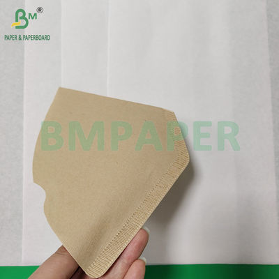 30-100gm 100% Ahşap Pulp Beyazlanmış Tek kullanımlık Kahve Filtreleri