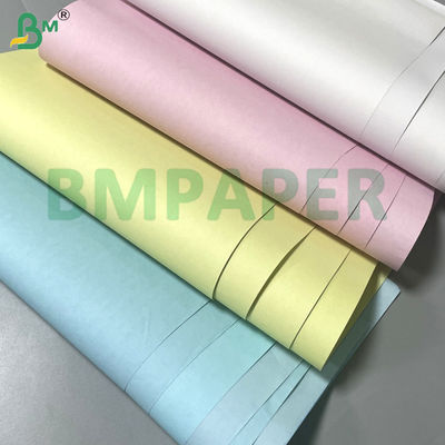 48g 80gsm Beyaz / Pembe / Renkli NCR Karbonsuz Kopya Kağıdı Mektup Büyüklüğü 8.5 &quot;x11&quot; &amp; 8.5 &quot;x14&quot; Taşıyıcı ve Formlar için Siyah Resim