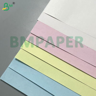 48g 80gsm Beyaz / Pembe / Renkli NCR Karbonsuz Kopya Kağıdı Mektup Büyüklüğü 8.5 &quot;x11&quot; &amp; 8.5 &quot;x14&quot; Taşıyıcı ve Formlar için Siyah Resim