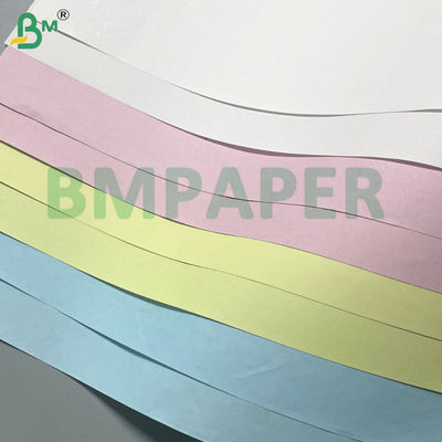 48g 80gsm Beyaz / Pembe / Renkli NCR Karbonsuz Kopya Kağıdı Mektup Büyüklüğü 8.5 &quot;x11&quot; &amp; 8.5 &quot;x14&quot; Taşıyıcı ve Formlar için Siyah Resim