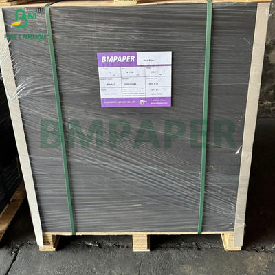 1.5mm 1200g 2mm 1600g Siyah Katı Tahta Çift Yüzlü Derin Siyah 70 X 100cm