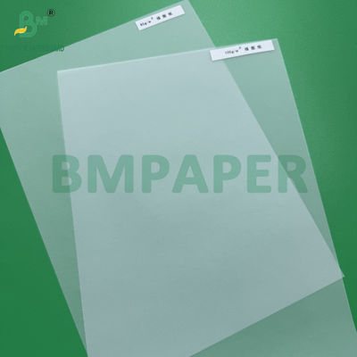 Büyük formatlı yazıcılar için 180gm izleme kağıdı rulo yarı şeffaf çizim kağıdı