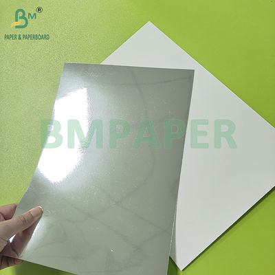 400gm 425gm Gümüş Ayna Karton Şimmer Metal Kağıt Paket Kutusu için