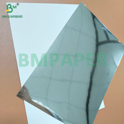 400gm 425gm Gümüş Ayna Karton Şimmer Metal Kağıt Paket Kutusu için