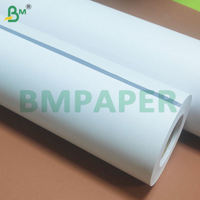 80gm Büyük Formatlı CAD Plotter Yazdırma Kağıdı Ruloları 610mm*100m