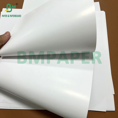 8.5 x 17 inç 70 gram 80 gram Offset Baskı Broşürler için Tek Taraflı Kaplı Sanat Kağıdı