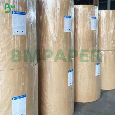 Gıda sınıfı 30-80gm Kahverengi yağ geçirmez kağıt kağıtları ambalaj için