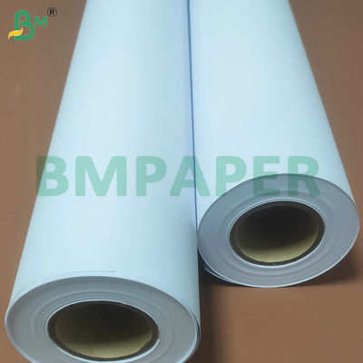 2 inç çekirdek boyutu 80gm Beyaz CAD Çizelge Kağıt Ruloları Baskı için