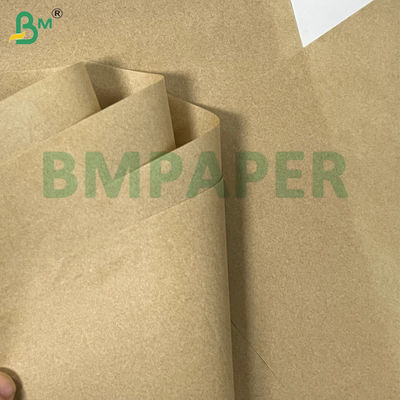 40gm 50gm Basılabilir Kit 7 Kahverengi Gıda Sınıfı Yağ Dayanıklı Kağıt Hamburger Ambalajı İçin Yağ Dayanıklı