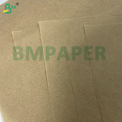 40gm 50gm Basılabilir Kit 7 Kahverengi Gıda Sınıfı Yağ Dayanıklı Kağıt Hamburger Ambalajı İçin Yağ Dayanıklı