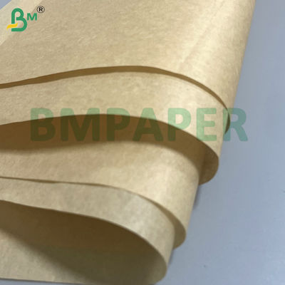 30gm yağ geçirmez kağıt kit3 kit5 kağıt rulo kızarmış gıda ambalajı için beyazlatılmamış yağ geçirmez kağıt