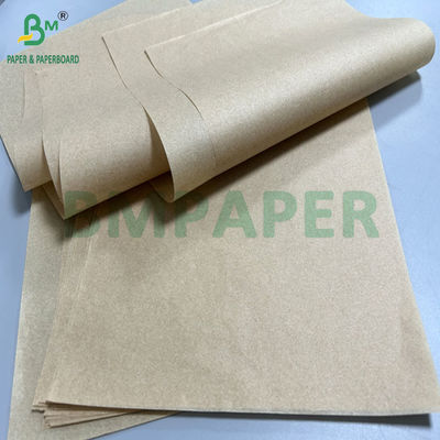 38gm 40gm Balmumu Kaplama Yağ geçirmez Kağıt Hızlı Yiyecek Paketleme 8.5 x 11 inç