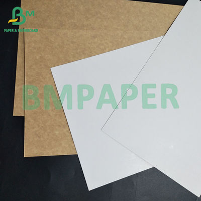 CKB Clay Coated Kraft Back Kahverengi yiyecek kartonu patates kızartması ambalajı için