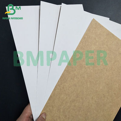 CKB Clay Coated Kraft Back Kahverengi yiyecek kartonu patates kızartması ambalajı için