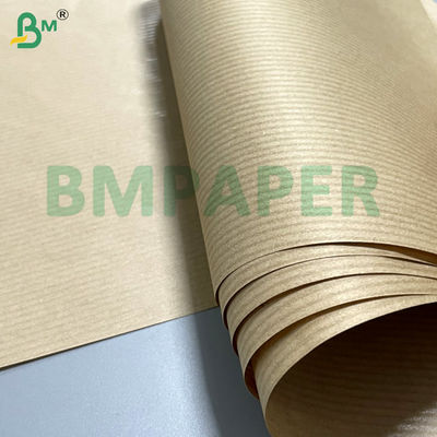 60gm Yumuşak Bir Yolu Parlak Kahverengi Çizgili Kraft Kağıt Paketleme Yiyecek Sanat / DIY
