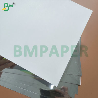 Gümüş Metal Kağıt Yaprak 300gm Gümüş Foliya Ayna Karton Karton Yapımında