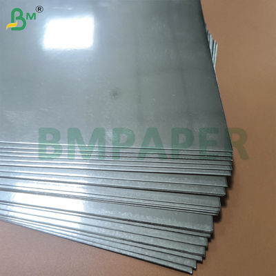 Gümüş Metal Kağıt Yaprak 300gm Gümüş Foliya Ayna Karton Karton Yapımında