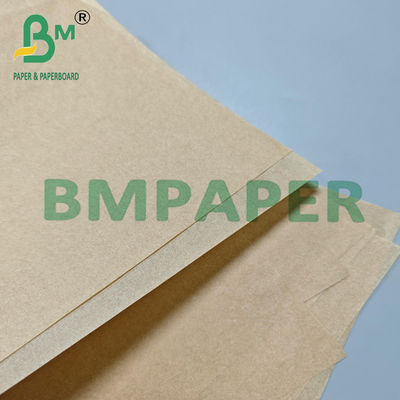 Yağlı gıda ambalajı için 30gm 35gm komposta edilebilir beyazlatılmamış burger kağıdı