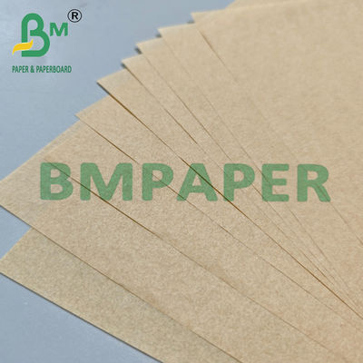 Yağlı gıda ambalajı için 30gm 35gm komposta edilebilir beyazlatılmamış burger kağıdı