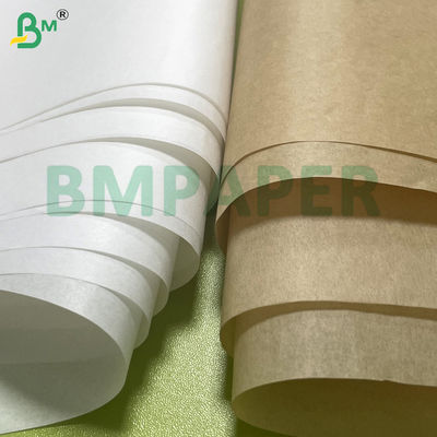 50gm 60gm Yağlı Gıda Ambalajı için Isıya dayanıklı Yağ geçirmez Kağıt Kahverengi ve Beyaz Kit3 Kit5 Kit7 Nemye dayanıklı Geri dönüştürülebilir