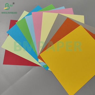 80gm 120gm Renkli Kaplamalı Ahşapsız Kağıt Sanat Origami ve Yapışkan Notlar İçin